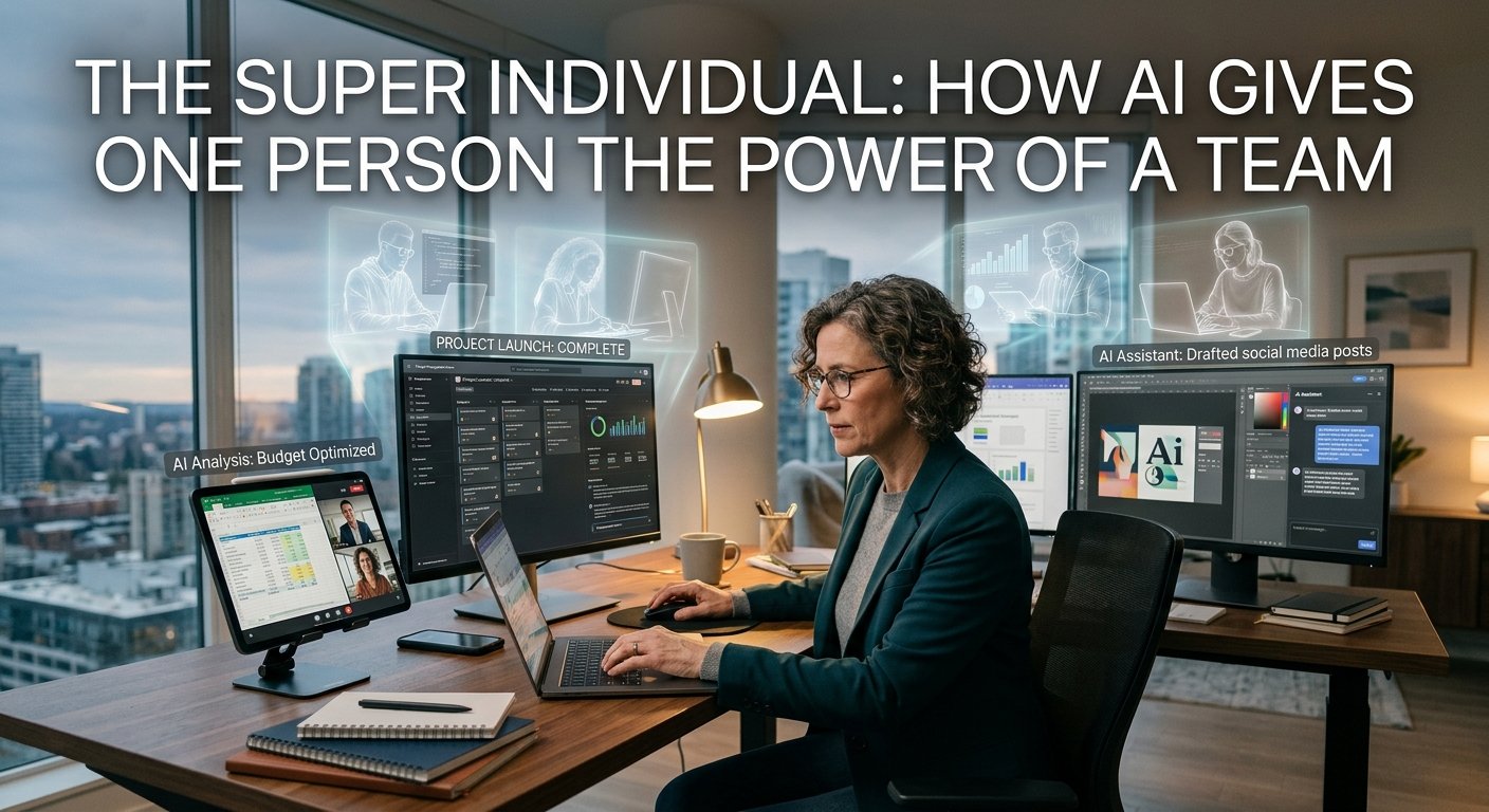 The Super Individual: How AI Gives One Person the Power of a Team